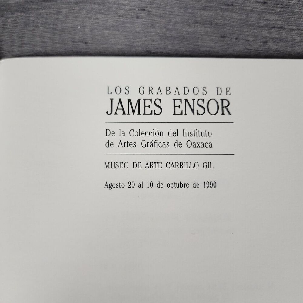 The Prints of James Ensor Los Grabados De Oaxaca Art Institute Collection Book - Picture 4 of 8